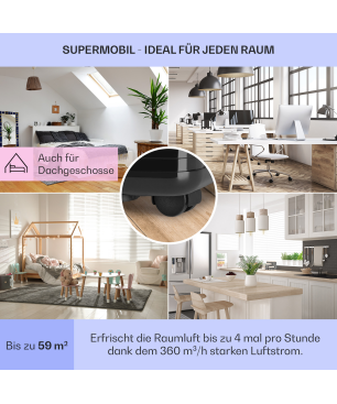 KLARSTEIN Metrobreeze New York Smart 12k Klimagerät Roségold-Metallic (Max. Raumgröße: 59 m², EEK: A)