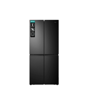 HISENSE RQ563N4SF2 French Door (E, 1810 mm hoch, Schwarz)