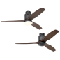CASAFAN Aerodynamix Eco Deckenventilator Nussbaum (20 Watt, Durchmesser 132 cm)