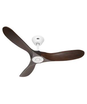 CASAFAN Eco Genuino Deckenventilator Nussbaum (12 Watt, Rotationsgeschwindigkeit 140 U/Min.)