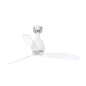 FARO Mini Eterfan Deckenventilator Transparent (32 Watt)