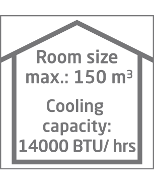 KOENIC KAC 14021 WLAN Klimagerät Weiß (Max. Raumgröße: 150 m³, EEK: A)