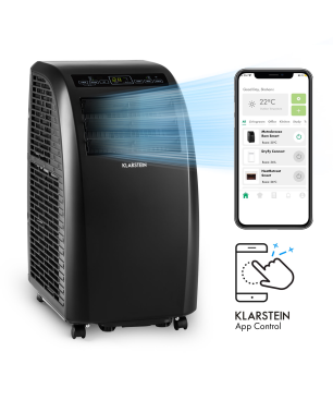 KLARSTEIN Metrobreeze Rom Smart Klimagerät Schwarz (Max. Raumgröße: 49 m², EEK: A+)