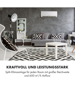 KLARSTEIN Windwaker Smart Klimaanlage Creme / weiß Energieeffizienzklasse: A++, Max. Raumgröße: 44 m²
