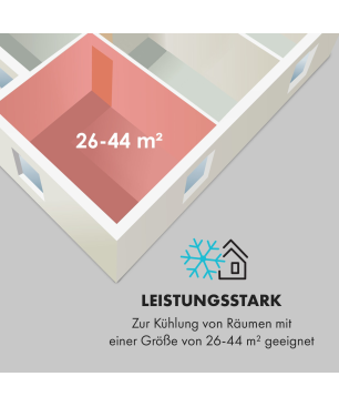 KLARSTEIN Windwaker Smart Klimaanlage Creme / weiß Energieeffizienzklasse: A++, Max. Raumgröße: 44 m²