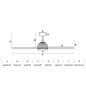 FARO Grid Deckenventilator Holzfarben (30 Watt)