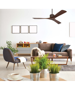 CASAFAN Macau Deckenventilator Nussbaum (39 Watt, 150 U/Min.)