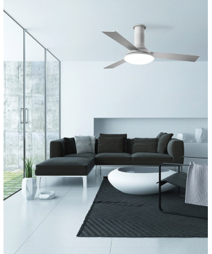 LEDS C4 Fus Deckenventilator Grau / Silber (42 Watt)