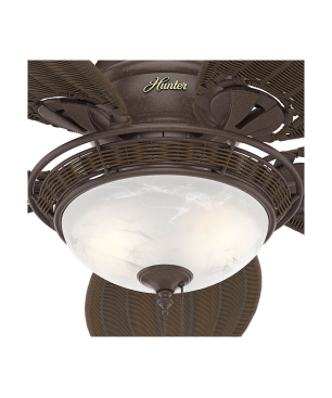 HUNTER FANS Caribbean Breeze Deckenventilator Braun (69 Watt)