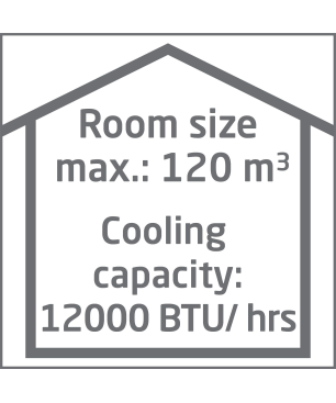 KOENIC KAC 12020 WLAN Klimagerät Weiß (Max. Raumgröße: 120 m³, EEK: A)