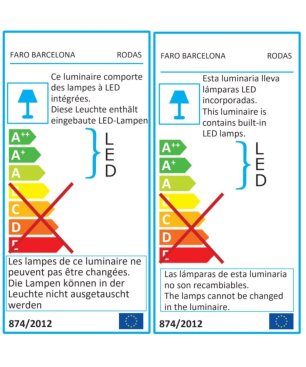 FARO Rodas Deckenventilator Holzfarben (26 Watt)