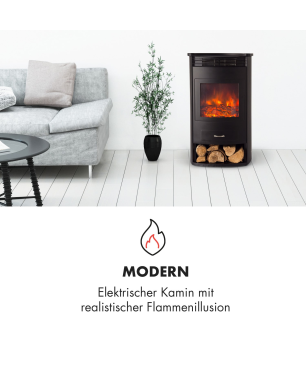 KLARSTEIN Bormio Smart Elektrischer Kamin (1900 Watt)
