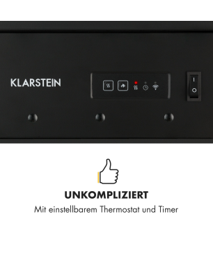 KLARSTEIN Bormio Smart Elektrischer Kamin (1900 Watt)