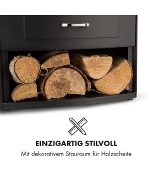 KLARSTEIN Bormio Smart Elektrischer Kamin (1900 Watt)