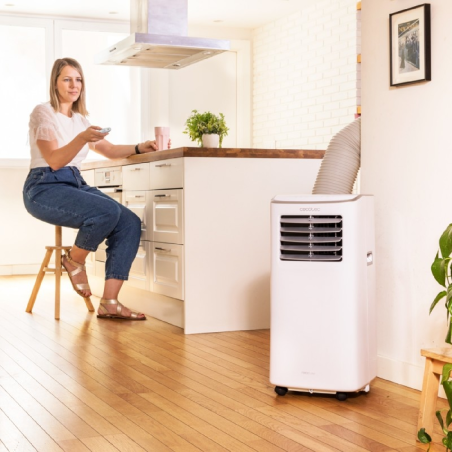CECOTEC ForceClima 7350 Touch Smart Air conditioning mobile Weiß (Max. Raumgröße: 20 m², EEK: A++)
