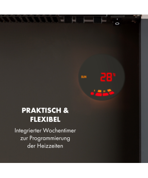 KLARSTEIN Studio 1 Elektrischer Kamin (2000 Watt)