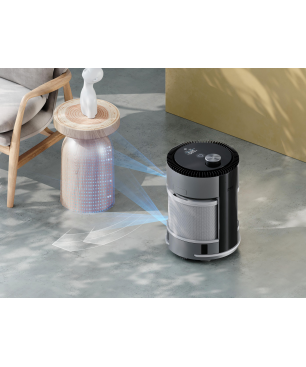 ECOVACS Airbot Z1 Luftreiniger Grau/Schwarz (90 Watt, Raumgröße: 51 m², HEPA)