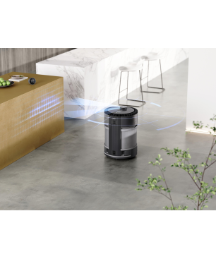 ECOVACS Airbot Z1 Luftreiniger Grau/Schwarz (90 Watt, Raumgröße: 51 m², HEPA)