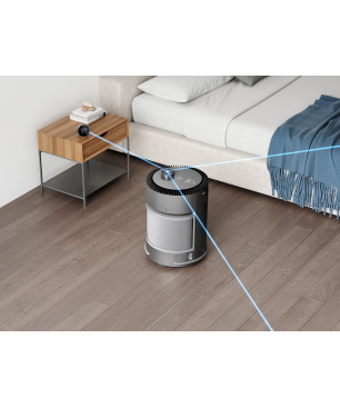 ECOVACS Airbot Z1 Luftreiniger Grau/Schwarz (90 Watt, Raumgröße: 51 m², HEPA)
