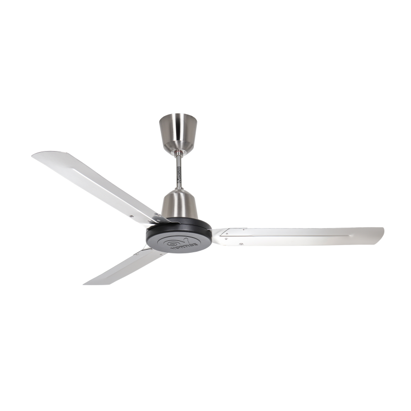 VORTICE Nordik Heavy Duty Inox Deckenventilator Silber (80 Watt)