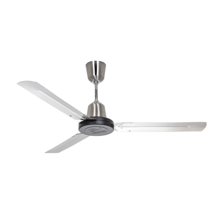 VORTICE Nordik Heavy Duty Inox Deckenventilator Silber (80 Watt)