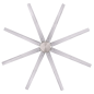 WESTINGHOUSE Widespan Deckenventilator Grau / Silber (120 Watt)