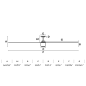 FARO Attos Deckenventilator Braun (44 Watt)