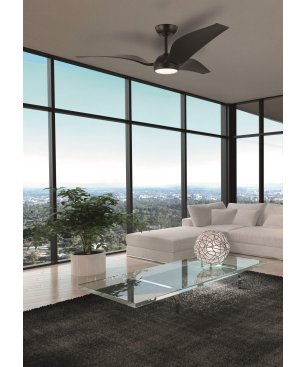 EGLO Mosteiros Deckenventilator Schwarz (50 Watt)