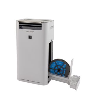 SHARP KCG60EUW (Raumgröße: 50 m², HEPA-Filter, Desodorierungsfilter, Luftbefeuchtungsfilter)