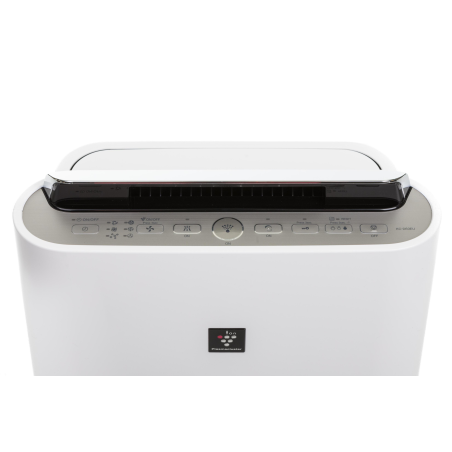 SHARP KCD60EUW MIT BEFEUCHTUNGSFUNKT. Luftreiniger mit Befeuchtungsfunktion Weiß (80 Watt, Raumgröße: 48 m²)