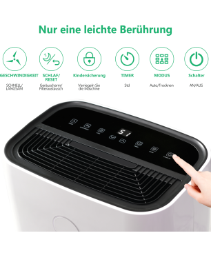 MERAX MR-LUFTRG-Model 2 Luftreiniger Weiß (378 Watt)