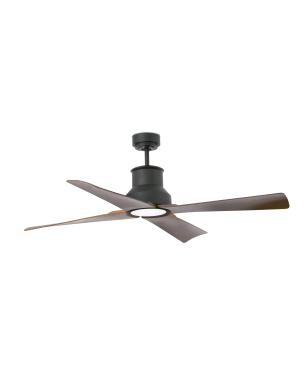 FARO Winche Deckenventilator Holzfarben (35 Watt) IP X4