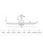 FARO Tonic Deckenventilator Braun FARO Tonic Deckenventilator Braun