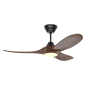 CASAFAN Eco Genuino-L Deckenventilator Nussbaum (17 Watt, Rotationsgeschwindigkeit	140 U/Min.)