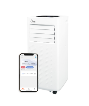 SUNTEC COOLFIXX 2.0 Eco R290 APP Mobiles Klimagerät Weiß (Max. Raumgröße: 25 m², EEK: A)