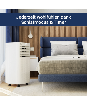 SUNTEC COOLFIXX 2.0 Eco R290 APP Mobiles Klimagerät Weiß (Max. Raumgröße: 25 m², EEK: A)