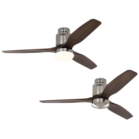 CASAFAN Aerodynamix Eco Deckenventilator Nussbaum (20 Watt, Rotationsgeschwindigkeit 190 U/Min.)