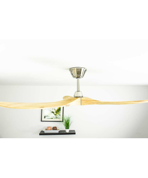 CASAFAN Eco Genuino Deckenventilator Holzfarben (12 Watt)