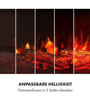 KLARSTEIN Aargau Smart Elektrischer Kamin (2000 Watt)