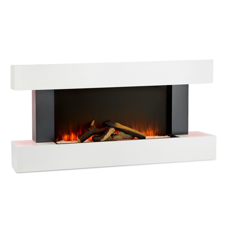 KLARSTEIN Studio Light & Fire Elektrischer Kamin (2000 Watt), Gewicht: ca. 24,5 kg