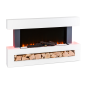 KLARSTEIN Studio Light & Fire Elektrischer Kamin (2000 Watt) Weiß