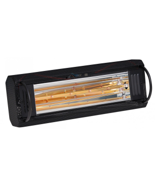 BURDA CVH Heizstrahler (2000 Watt, Raumgröße: 12 m², Schwarz)
