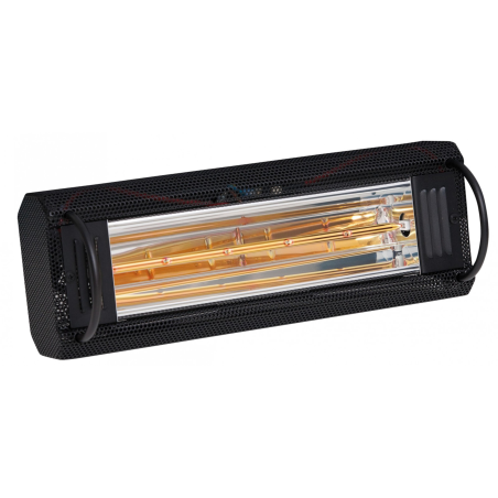 BURDA CVH Heizstrahler (2000 Watt, Raumgröße: 12 m², Schwarz)