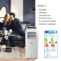 SUNTEC Transform 14.000 Eco R290 APP Mobiles Klimagerät | 6 in 1 Klimagerät | Wifi | 24h-Timer | Klimaanlage mobil und leise m