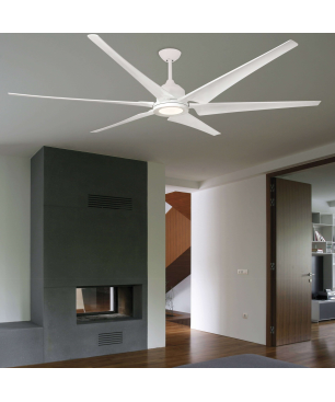 FARO Cies Deckenventilator Weiß (44 Watt, 210 cm)