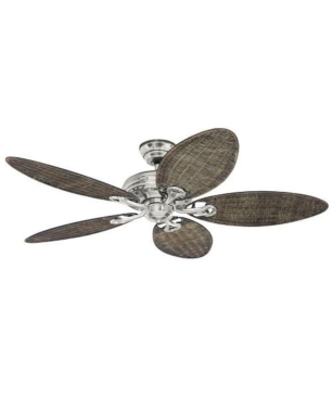 HUNTER FANS Savoy Deckenventilator Palme / Bambus / Geflecht (64 Watt)