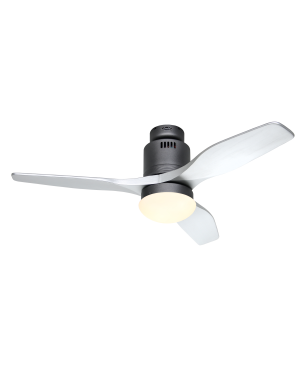 CASAFAN Aerodynamix Eco Deckenventilator Grau / Silber (11 Watt, Durchmesser 112 cm)