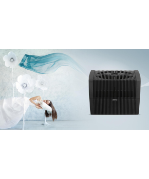 VENTA LW 45 COMFORT PLUS BRILLANT SCHWARZ Luftbefeuchter Brillant Schwarz (8 Watt, Raumgröße: 60 m²)