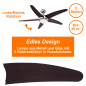GLOBO 0306LED Deckenventilator Silber (55 Watt)
