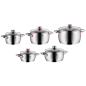 WMF 07.7405.6380 Quality One Kochtopfset Cromargan® Edelstahl rostfrei 18/10